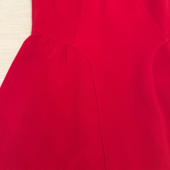 Sunny Girl Red A-Line Scoop Neck Midi Dress - Picture 2 of 8